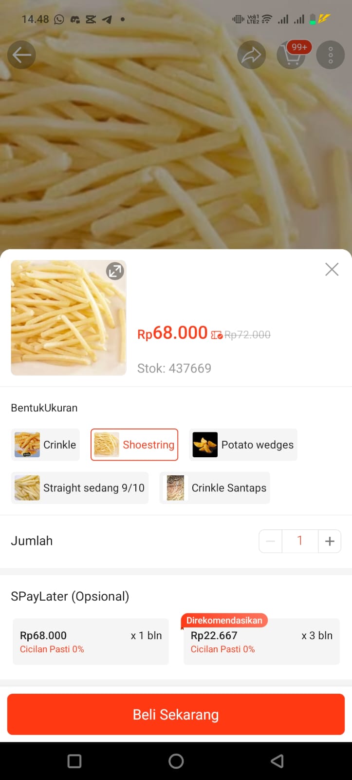 Screenshot Harga Shopee 2